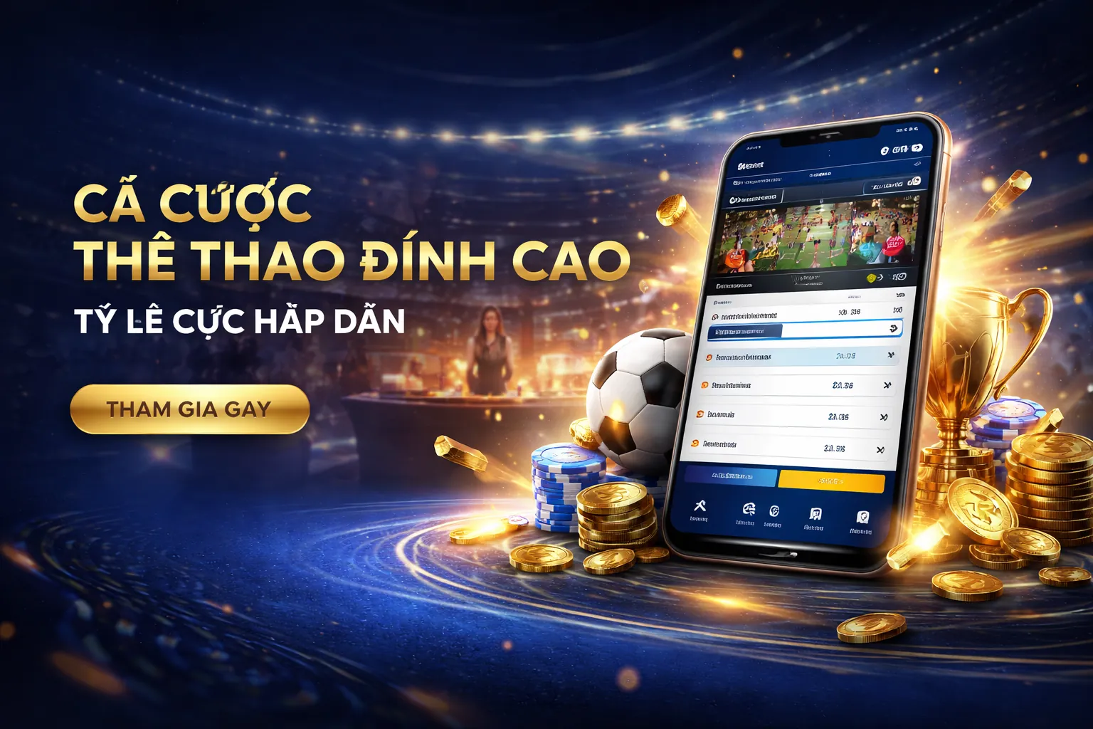 Giao diện cá cược trực tiếp thể thao trên y088